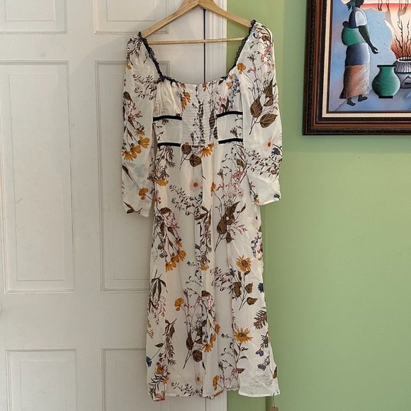 NWT Reformation Pennie Dress in Frolic - Picture 4 of 7